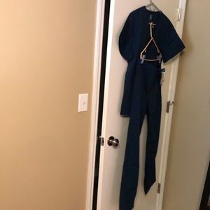 701 Adar Universal Medical Scrubs Dental Scrubs Size Small, Universal Blue Color